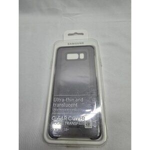 Samsung Galaxy S8+ Case ORIGINAL Clear Cover Transparent - Black